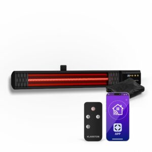 Klarstein Phantom infračervený ohrievač na stenu | 2000 W | 15 m² | Výkonný a tenký | 84 cm x 10 cm Ampera.SK