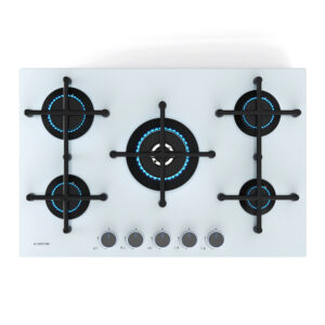 Klarstein Plynová varná doska Illuminosa 5 Sklokeramický horák Sabaf s 5 horákmi Ampera.SK