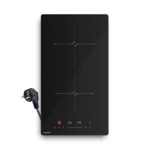 Klarstein PowerGlide indukčná varná doska | Moderná, kompaktná a výkonná | 2 varné zóny | 3500 W | 30 cm Ampera.SK