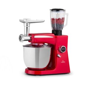 Klarstein Renata Rossa, kuchynský robot 3 v 1, 2000 W/2,7 PS, 10 l, nehrdzavejúca oceľ, bez BPA Ampera.SK