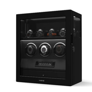 Klarstein SecureTouch naťahovač hodiniek, 3+4 hodinky, motor Mabuchi, klavírny lak, 41 režimov, zámok, LED diódy Ampera.SK