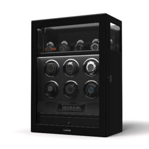 Klarstein SecureTouch naťahovač hodiniek, 6+4 hodinky, motor Mabuchi, klavírny lak, 41 režimov, zámok, LED diódy Ampera.SK