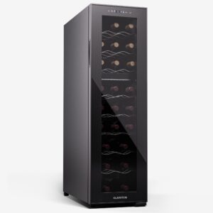Klarstein Shiraz 24 Duo, chladnička na víno, 2 zóny, 75 l/24 fliaš,  5-18 °C, dotykové ovládanie Ampera.SK