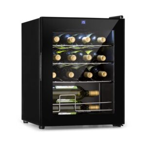Klarstein Shiraz, vinotéka, 42 l, 131 W, 5-18°C, dotykový ovládací panel, čierna Ampera.SK