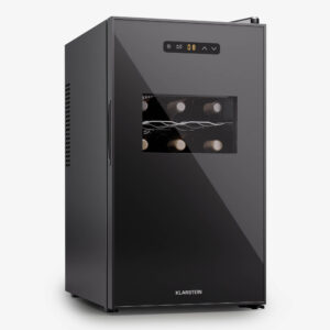 Klarstein Silent Vino 18 Uno, chladnička na víno, 46 l / 18 fliaš, 5-18 °C, dotykové Ampera.SK