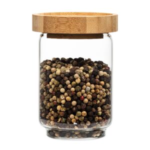 Klarstein Skladovacia nádoba, s bambusovým uzáverom, 250 ml, stohovateľná, vzduchotesná Ampera.SK