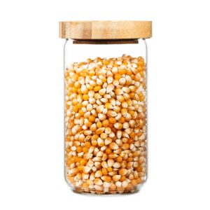 Klarstein Skladovacia nádoba, s bambusovým uzáverom, 580 ml, stohovateľná, vzduchotesná Ampera.SK