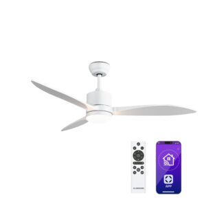 Klarstein SkyBreeze Smart istropný ventilátor, Vnútorné i vonkajšie použitie, Inteligentné ovládanie, IP44, 40 dB Ampera.SK