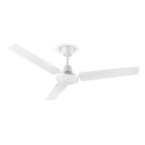 Klarstein Spin Doctor, stropný ventilátor, 55 W, 122 cm, 3 ramená, nehrdzavejúca oceľ, biely Ampera.SK
