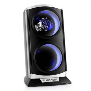 Klarstein St. Gallen Premium, naťahovač na hodinky, 2 hodiniek, 4 rýchlosti, čierny Ampera.SK