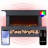 Klarstein Studio Light & Fire 3 Smart, krb, 1000/2000 W, MDF, WiFi Control Ampera.SK