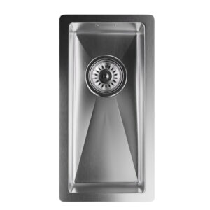 Klarstein TitanSteel Kuchynský drez 45 x 23 cm (DxŠ) s povrchom odolný voči hrdzi, poškriabaniu a teplu Ampera.SK