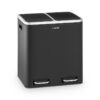 Klarstein Trash Gordon, pedálový odpadkový kôš, 30 l/2 x 15 l, tichý, PP, ušľachtilá oceľ, čierny Ampera.SK
