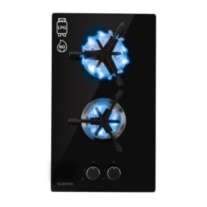 Klarstein Trifecta Domino, plynová varná doska, 2 trojuholníkové horáky, sklokeramika Ampera.SK