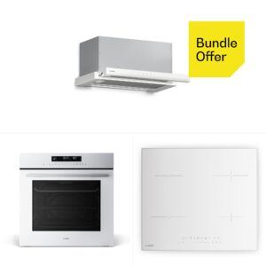 Klarstein Velaire indukčná varná doska + Velaire vstavaná rúra + Velaire teleskopický digestor | 60 cm Ampera.SK