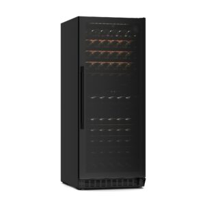 Klarstein Velaire podpultová chladnička na víno, moderná, elegantná, UV ochrana, Dvojzónová, 122 fliaš Ampera.SK