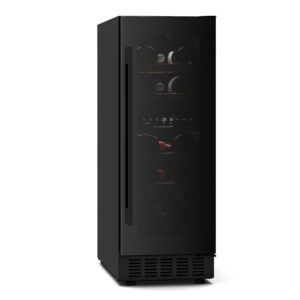 Klarstein Velaire podpultová chladnička na víno, moderná, elegantná, UV ochrana, Dvojzónová, 17 fliaš Ampera.SK