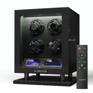 Klarstein Verdon 4, naťahovač hodiniek, na 4 hodinky, 3 režimy, 5 rýchlostí, LED, diaľkové ovládanie Ampera.SK