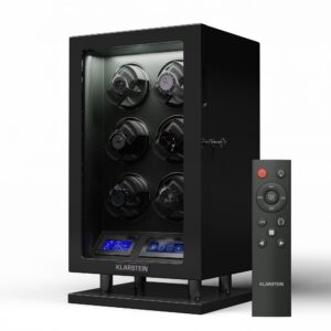 Klarstein Verdon 6, naťahovač hodiniek, na 6 hodiniek, 3 režimy, 5 rýchlostí, LED, diaľkové ovládanie Ampera.SK