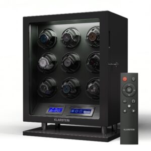 Klarstein Verdon 9, naťahovač hodiniek, na 9 hodiniek, 3 režimy, 5 rýchlostí, LED, diaľkové ovládanie Ampera.SK