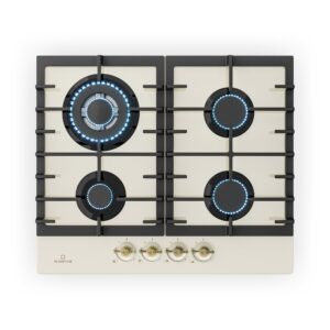 Klarstein Victoria 4, plynová varná doska, 4 horáky, sklokeramika, slonovinová Ampera.SK