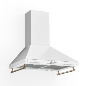 Klarstein Victoria, digestor, 60 cm, nástenný, 644,5 m³/h, LED, retro dizajn, čierny Ampera.SK