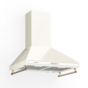 Klarstein Victoria, digestor, 60 cm, nástenný, 644,5 m³/h, LED, retro dizajn, čierny Ampera.SK