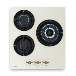 Klarstein Victoria plynová varná doska | 3 hliníkové horáky | kompatibilné so zemným plynom a LPG | 6050 W | 45 cm Ampera.SK