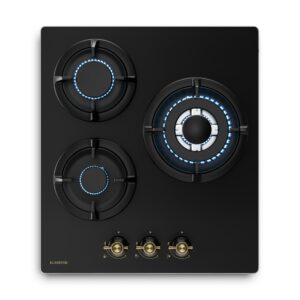Klarstein Victoria plynová varná doska | 3 hliníkové horáky | kompatibilné so zemným plynom a LPG | 6050 W | 45 cm Ampera.SK