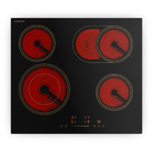 Klarstein Victoria sklokeramická varná doska, 4 zóny, elegantná, nadčasová, 6600 W, 60 cm Ampera.SK
