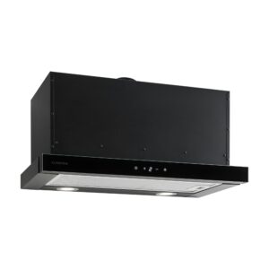 Klarstein Vinea, digestor, 60 cm, vstavaný, 610 m³/h, plochá konštrukcia, čierny Ampera.SK