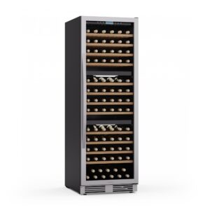 Klarstein Vinovilla Trio chladnička na víno, 143 fliaš, 3 zóny, 38 dB, 12 políc, kompresor, 413 litrov Ampera.SK