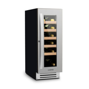 Klarstein Vinovilla chladnička na víno 50 l / 20 fliaš Sklenené dvere Nehrdzavejúca oceľ Ampera.SK