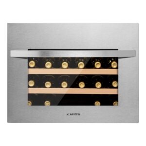 Klarstein Vinsider 24 Built-In Uno, vstavaná vinotéka, 24 fliaš, 1 zóna, nehrdzavejúca oceľ Ampera.SK