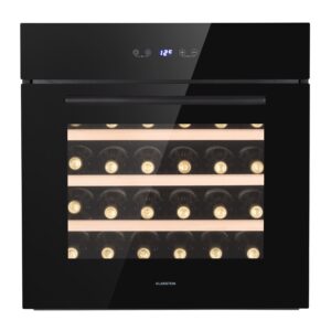 Klarstein Vinsider 30 Built-In Uno, vstavaná vinotéka, 77 l, 30 fliaš, nehrdzavejúca oceľ Ampera.SK