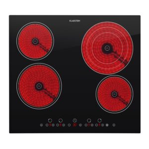 Klarstein Virtuosa, vstavaná varná doska, 6500 W, 4 zóny, 59 x 52 cm, sklokeramika Ampera.SK