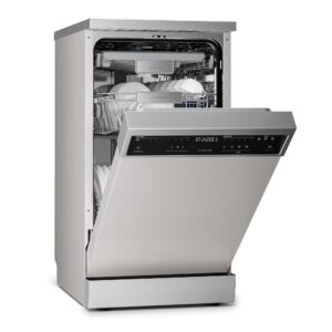 Klarstein Voľne stojaca umývačka riadu Verosteel | Minimalistická, kompaktná, elegantná | EEC B | 45 cm Ampera.SK