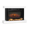 Klarstein Vulsini Hideaway, elektrický krb, 1900 W, LED technológia, diaľkové ovládanie, biely Ampera.SK