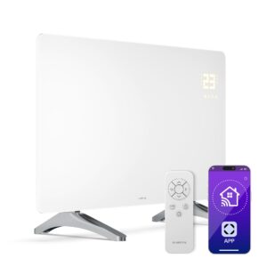 Klarstein Wonderglass infračervený panel | 480 W | 7 - 14 m² | Moderný sklenený dizajn | 90 cm x 58 cm Ampera.SK