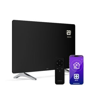 Klarstein Wonderglass infračervený panel | 720 W | 3 - 7 m² | Moderný sklenený dizajn | 120 cm x 68 cm Ampera.SK