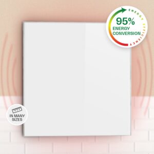 Klarstein Wonderwall 36, infračervený ohrievač, 60 x 60 cm, 360 W, týždenný časovač, IP24 Ampera.SK