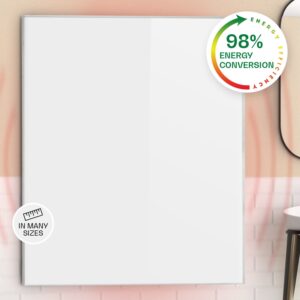 Klarstein Wonderwall Air 120, infračervený ohrievač, 120 x 100 cm, 1200 W, nástenná montáž, diaľkový ovládač, biely Ampera.SK