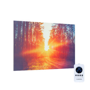 Klarstein Wonderwall Air Art Infinite, infračervený ohrievač, 90 x 60 cm, 580 W, na stenu, obraz, diaľkový ovládač Ampera.SK