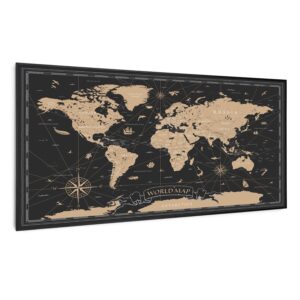 Klarstein Wonderwall Air Art Smart, infračervený ohrievač, 120 x 60 cm, 700 W, nočná mapa Ampera.SK