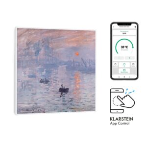 Klarstein Wonderwall Air Art Smart, infračervený ohrievač, 60 x 60 cm, 350 W, aplikácia, východ slnka Ampera.SK