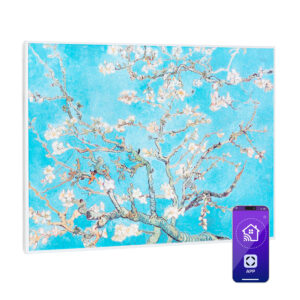 Klarstein Wonderwall Air Art Smart, infračervený ohrievač, 80 x 60 cm, 500 W, kvety Ampera.SK