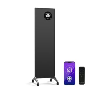 Klarstein Wonderwall Smart Bornholm Infračervený ohrievač, 400 W, Inteligentné ovládanie, montáž na stenu, LED-Displej Ampera.SK