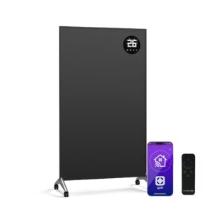 Klarstein Wonderwall Smart Bornholm Infračervený ohrievač, 800 W, Inteligentné ovládanie, montáž na stenu, LED-Displej Ampera.SK