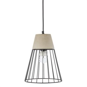 Loocida Sonnenstein Studie 78, betónová visiaca lampa, závesná lampa, betón & oceľ Ampera.SK