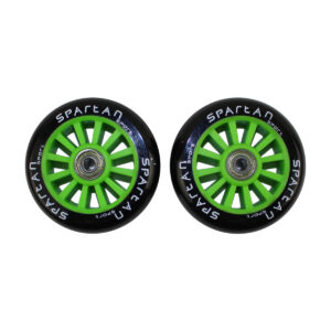 Náhradné kolieska na kolobežky SPARTAN Stunt 100 mm - zelené SPARTAN SPORT www.ampera.sk